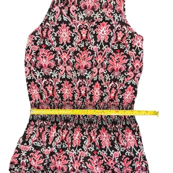 KATE SPADE Beach‎ Swimsuit Cover-Up Mini Dress Black Pink Smocked Size 38" Bust - Picture 12 of 12